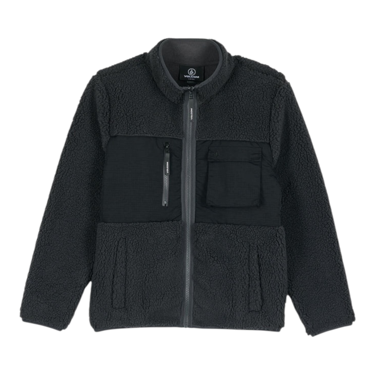 Volcom Kids Storm Stone Zip Fleece - Black