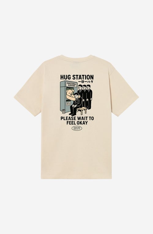 Kaotiko Hug Station Organic Tee - Tobacco
