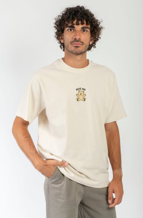 Kaotiko Hug Station Organic Tee - Tobacco