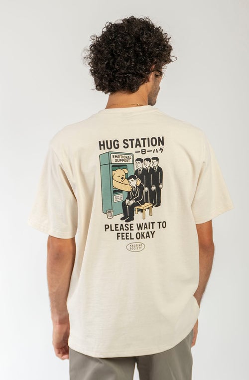 Kaotiko Hug Station Organic Tee - Tobacco