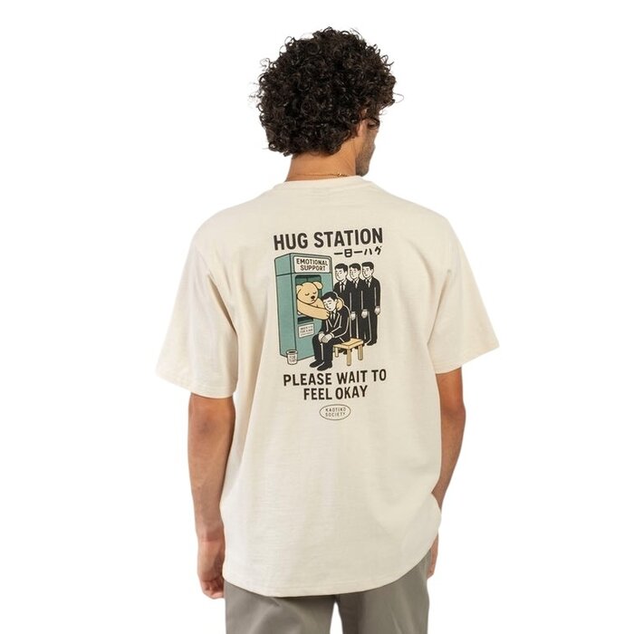 Kaotiko Hug Station Organic Tee - Tobacco