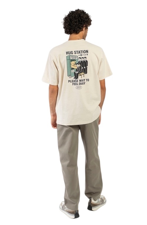 Kaotiko Hug Station Organic Tee - Tobacco
