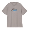 S/S Ice Fishing T-Shirt - Shady Grey