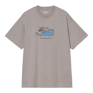 Carhartt WIP S/S Ice Fishing T-Shirt - Shady Grey