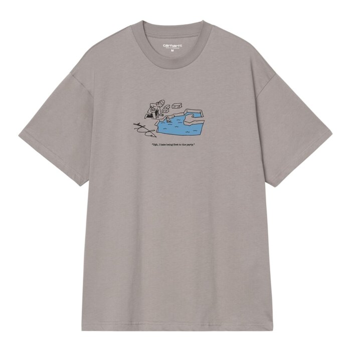 Carhartt WIP S/S Ice Fishing T-Shirt - Shady Grey