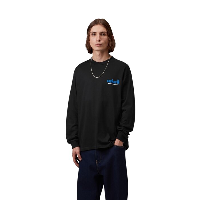 Carhartt WIP L/S Framework T-Shirt - Black
