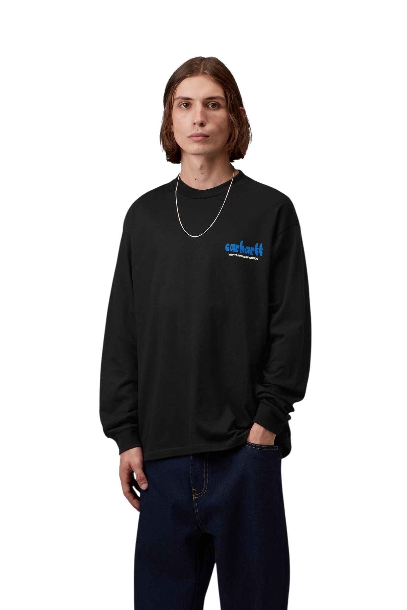 Carhartt WIP L/S Framework T-Shirt - Black