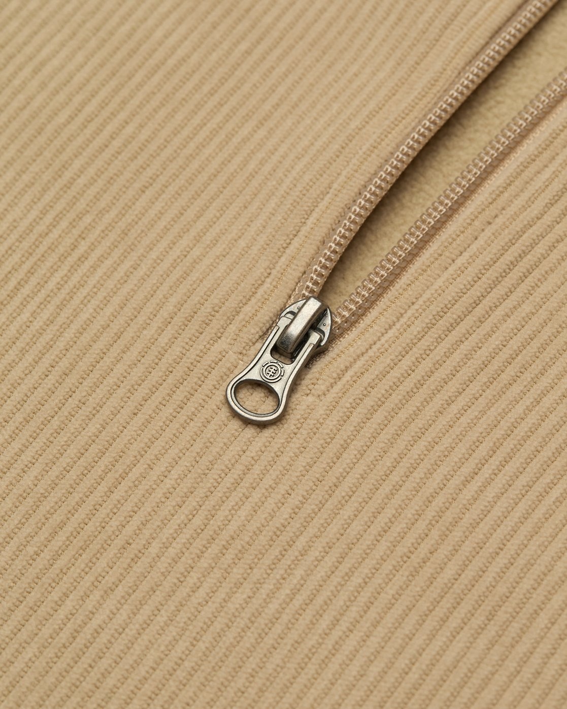 Element Lowcase Corduroy Half Zip - Hummus