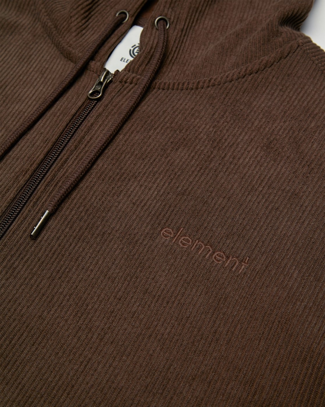 Element Lowcase Corduroy Hoodie Zip - Java