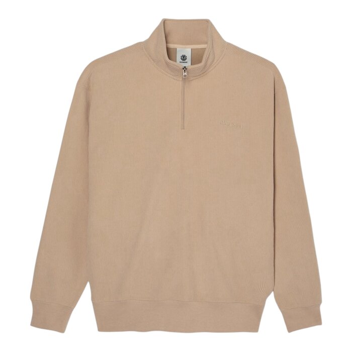 Element Lowcase Corduroy Half Zip - Hummus