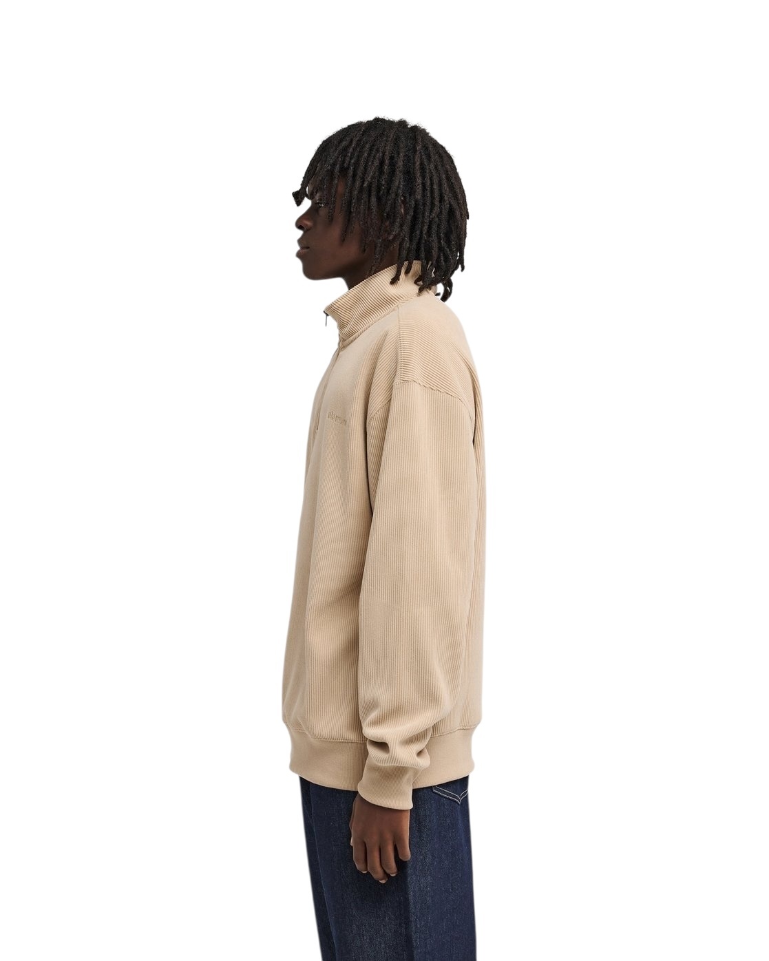 Element Lowcase Corduroy Half Zip - Hummus
