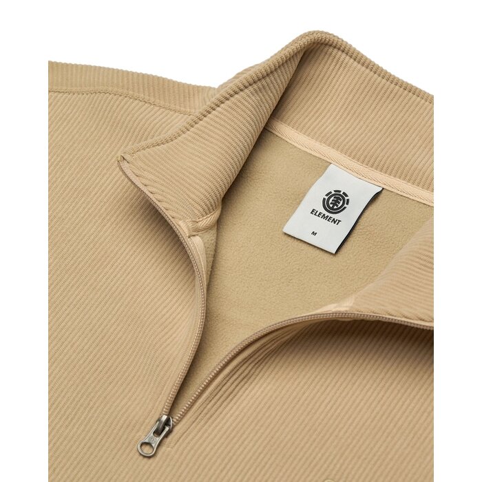 Element Lowcase Corduroy Half Zip - Hummus