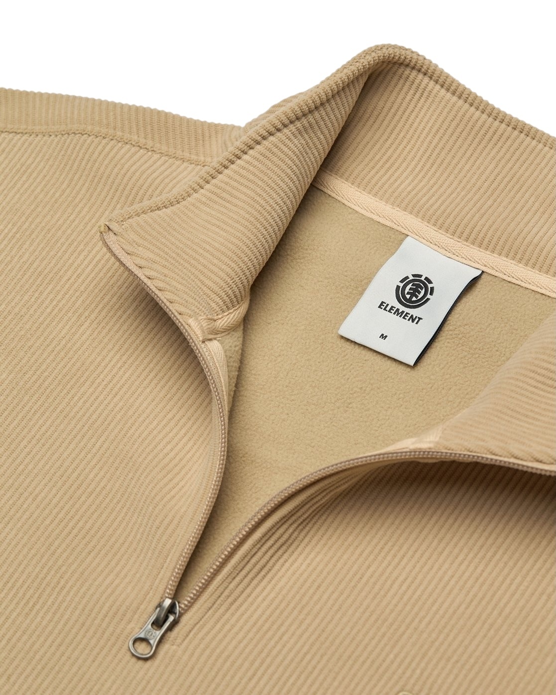 Element Lowcase Corduroy Half Zip - Hummus