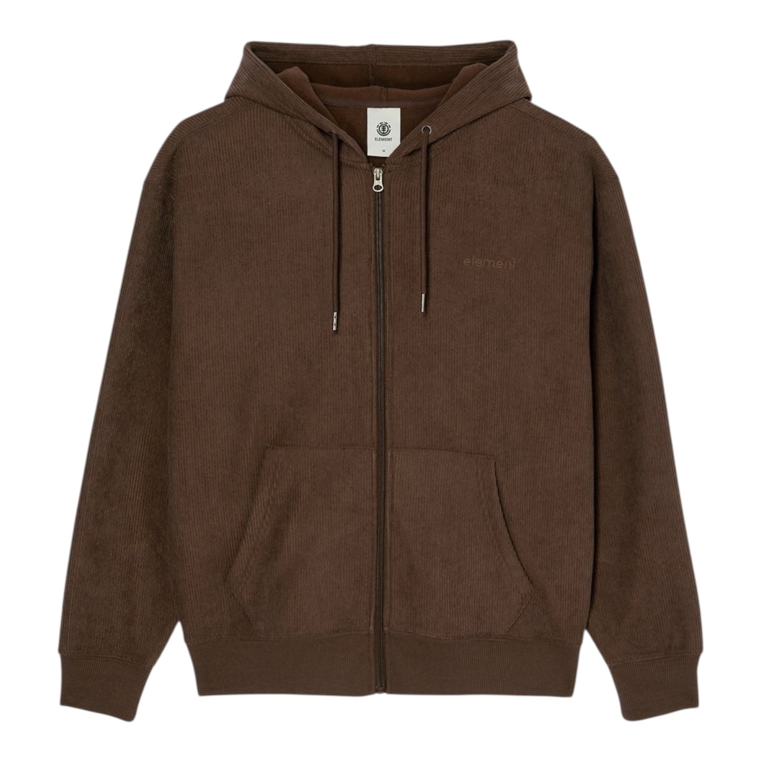 Element Lowcase Corduroy Hoodie Zip - Java
