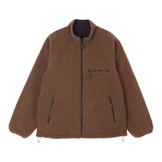 Gramicci Reversible Sherpa Jacket - Dark Brown/Black