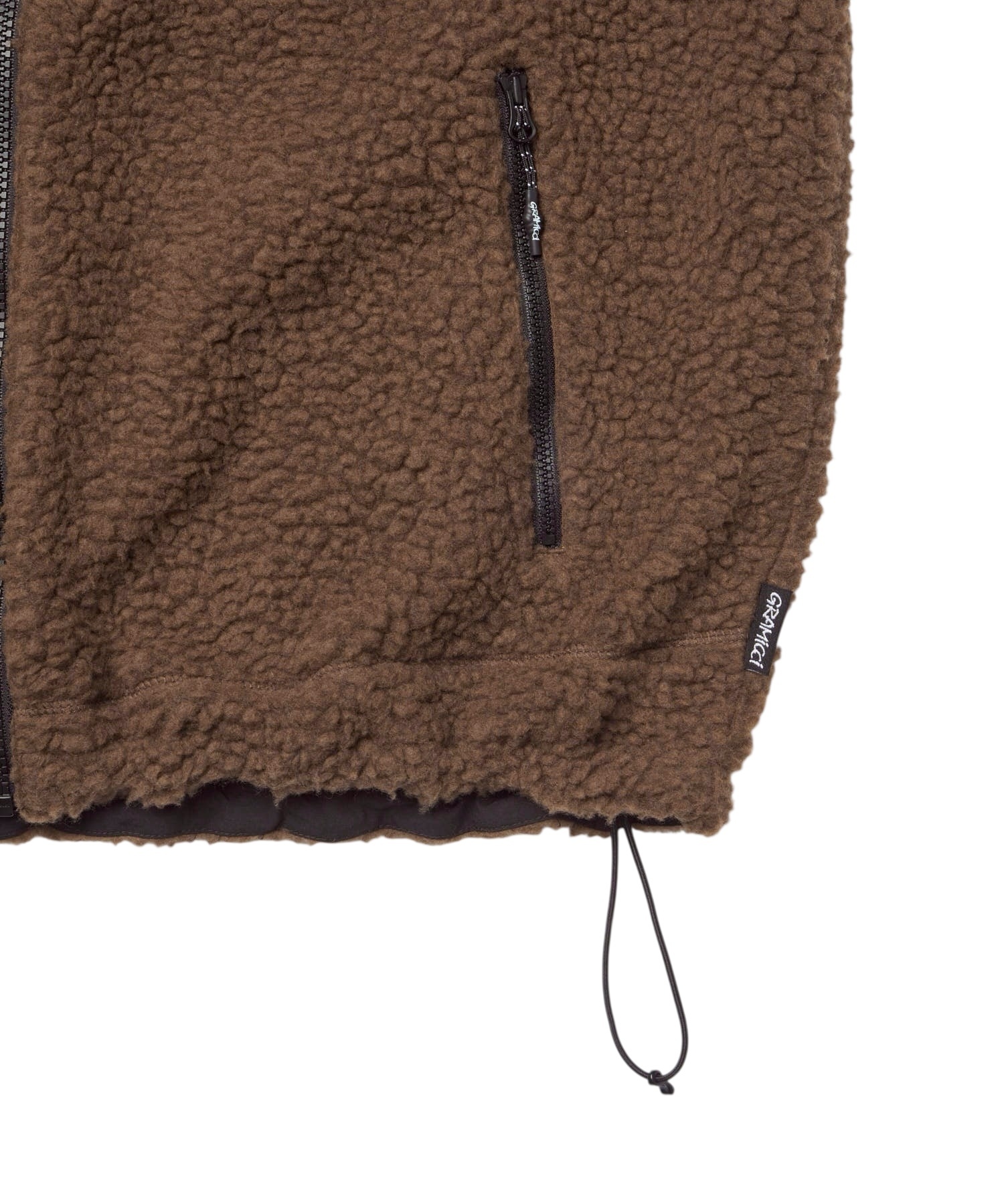 Gramicci Reversible Sherpa Jacket - Dark Brown/Black