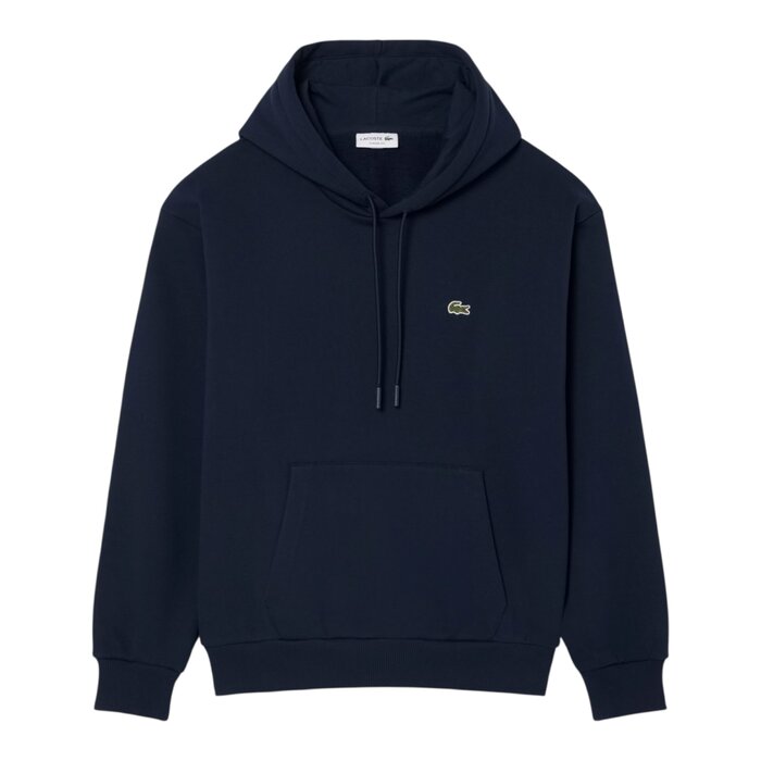 Lacoste Sweatshirt à Capuche Molleton - Bleu Marine