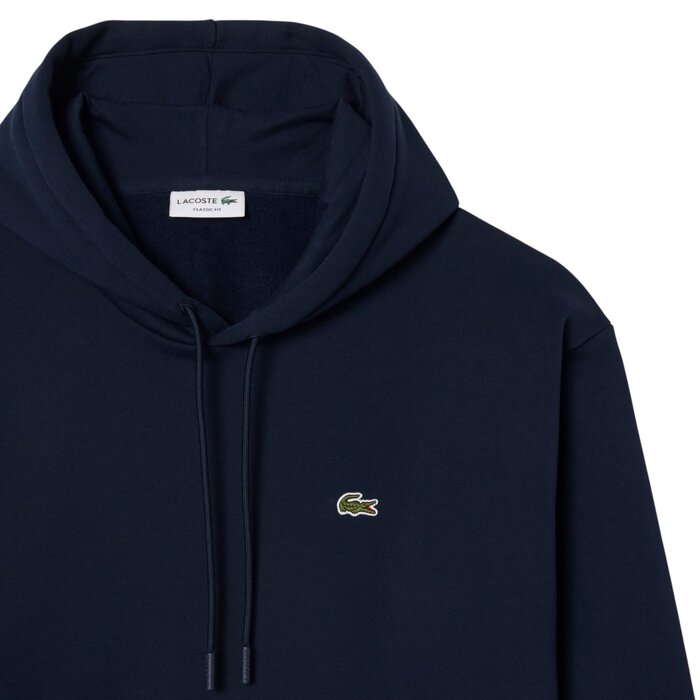 Lacoste Sweatshirt à Capuche Molleton - Bleu Marine