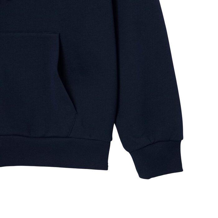 Lacoste Sweatshirt à Capuche Molleton - Bleu Marine