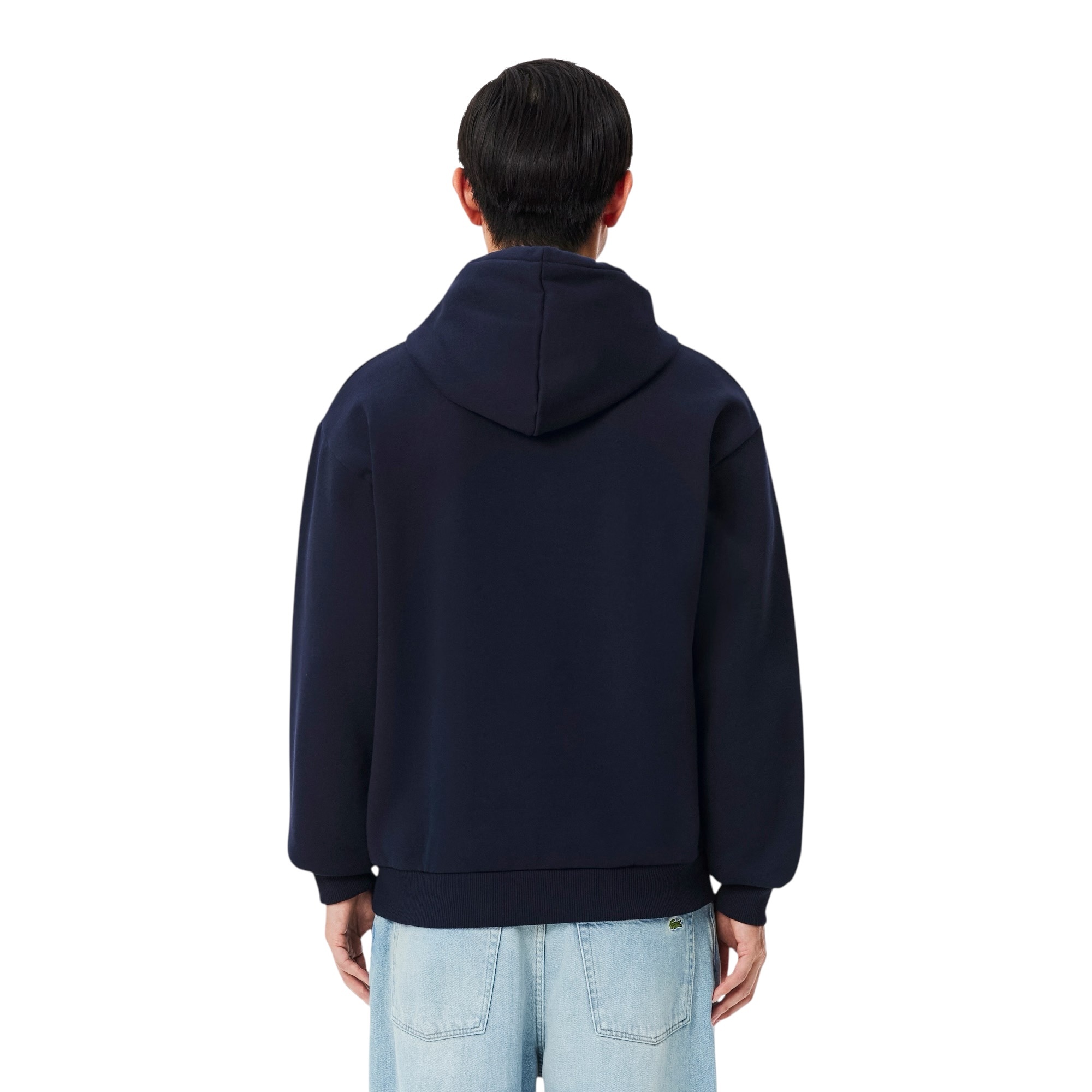 Lacoste Sweatshirt à Capuche Molleton - Bleu Marine