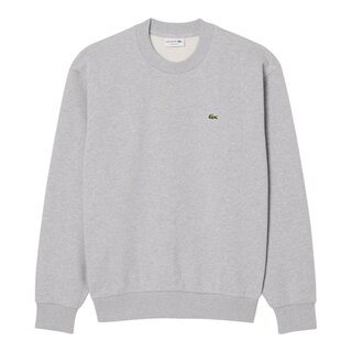 Lacoste Sweatshirt Molleton Coton - Gris Chine