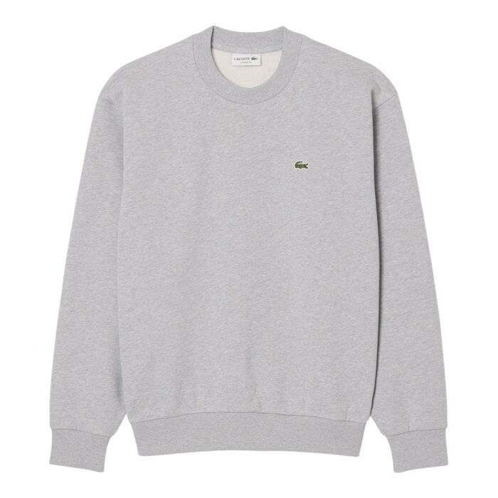 Lacoste Sweatshirt Molleton Coton - Gris Chine