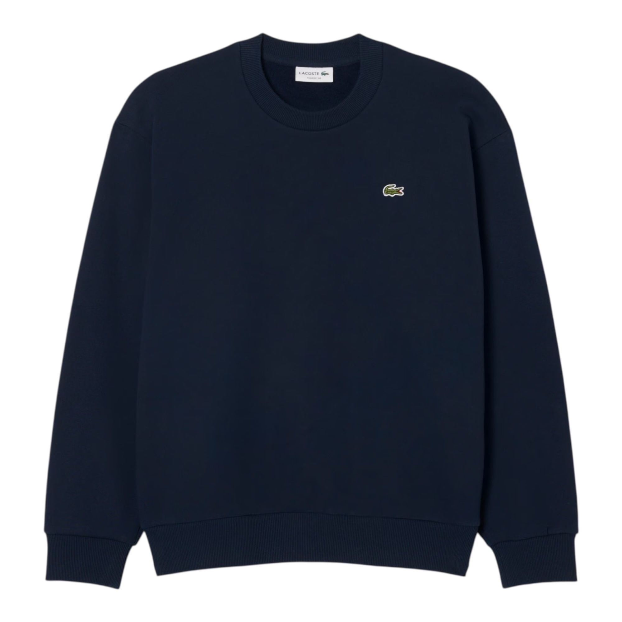 Lacoste Sweatshirt Molleton Coton - Bleu Marine
