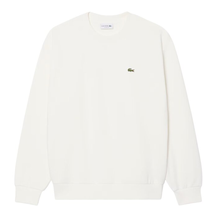Lacoste Sweatshirt Molleton Coton - Blanc 70V