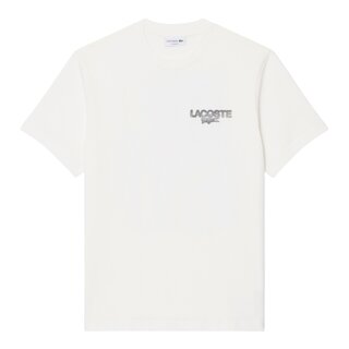 Lacoste T-shirt Jersey Imprimé Tennis Graphique - Blanc