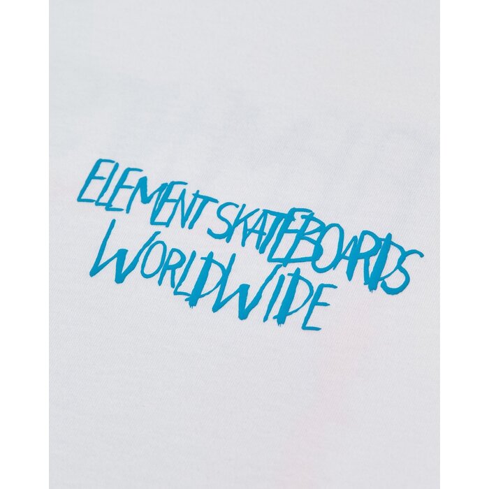 Element Couching S/S Tee - Optic White