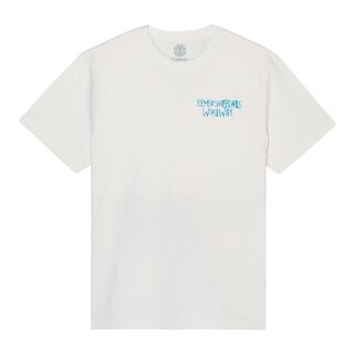 Element Couching S/S Tee - Optic White