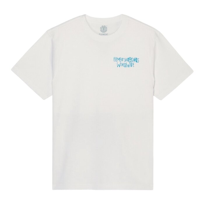 Element Couching S/S Tee - Optic White