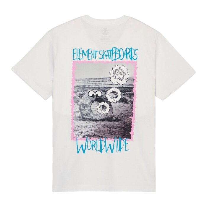 Element Couching S/S Tee - Optic White