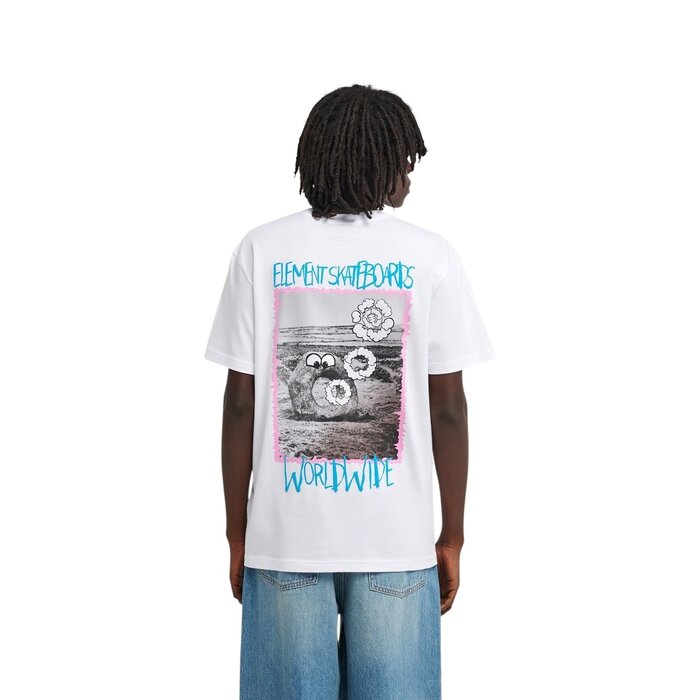 Element Couching S/S Tee - Optic White