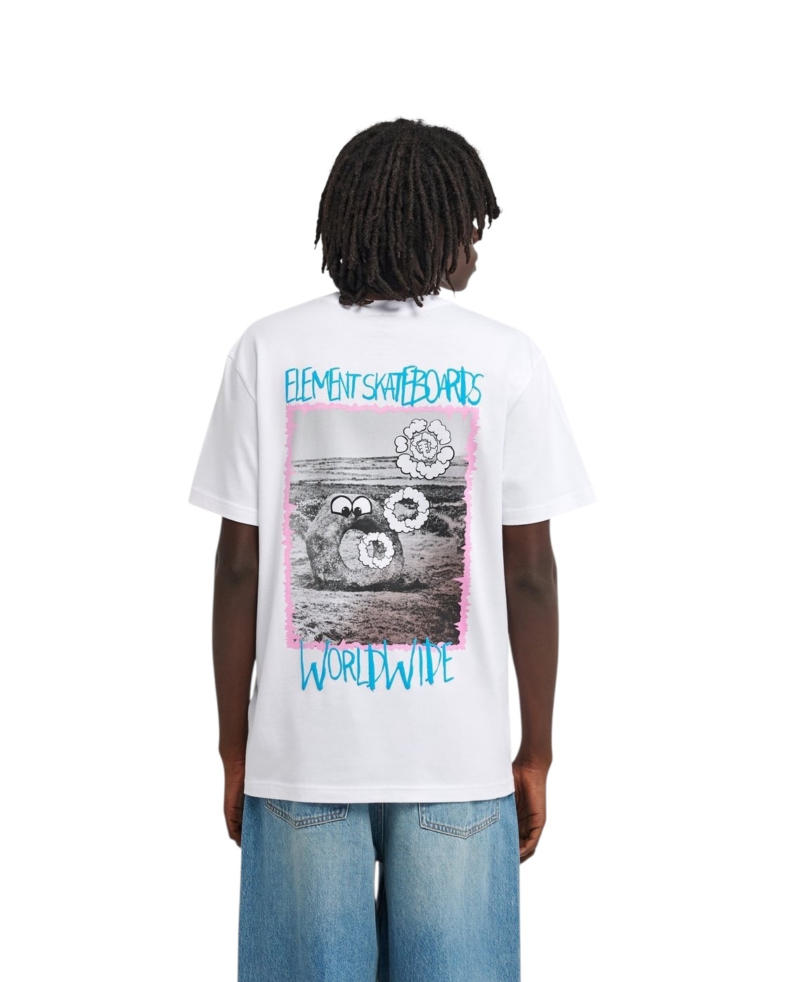 Element Couching S/S Tee - Optic White