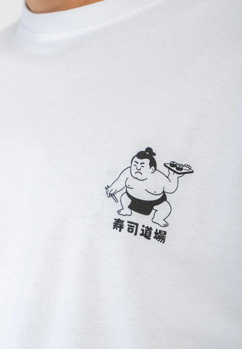 Kaotiko L/S Noodle Temple T-shirt - White