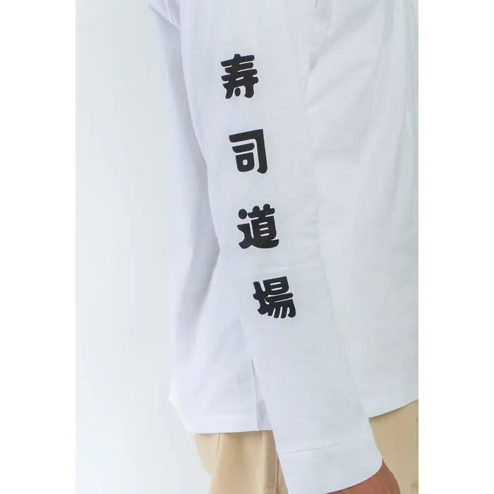 Kaotiko L/S Noodle Temple T-shirt - White