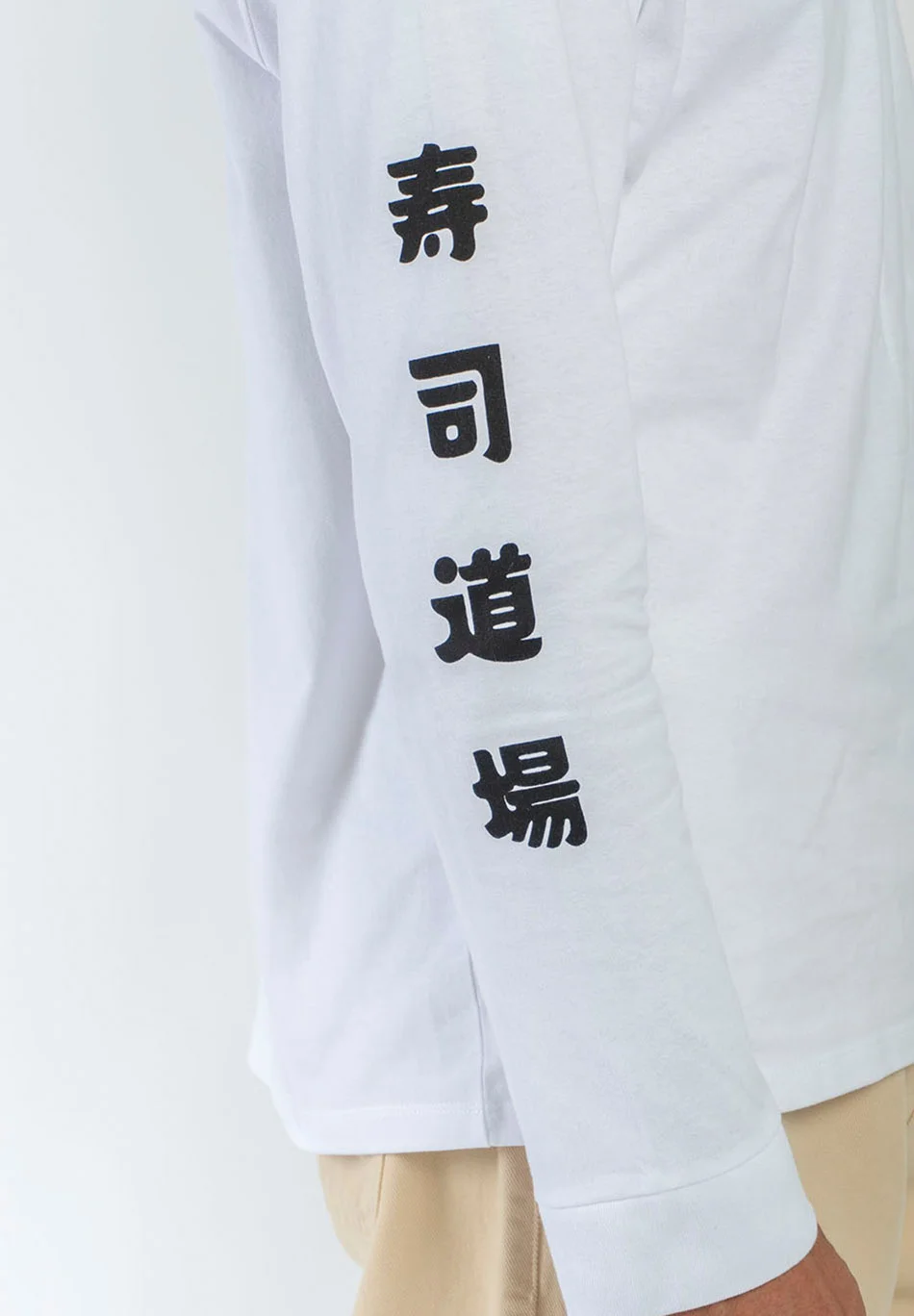 Kaotiko L/S Noodle Temple T-shirt - White