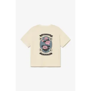 Kaotiko Flowers Delivery Organic T-shirt - Tobacco