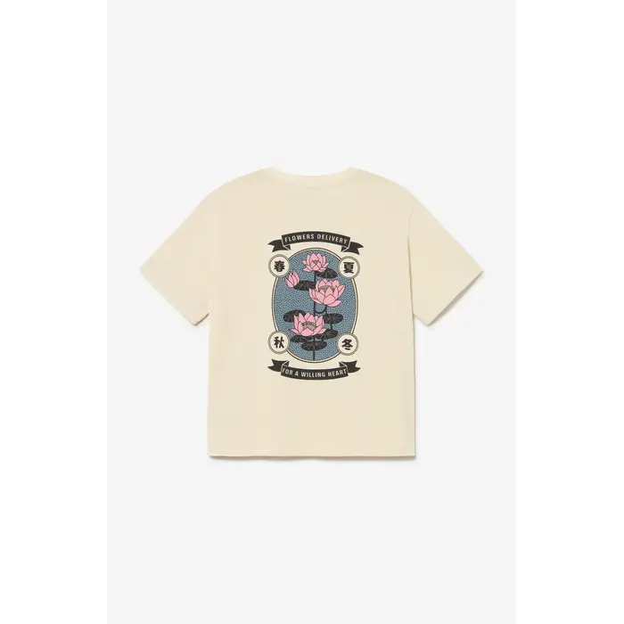 Kaotiko Flowers Delivery Organic T-shirt - Tobacco