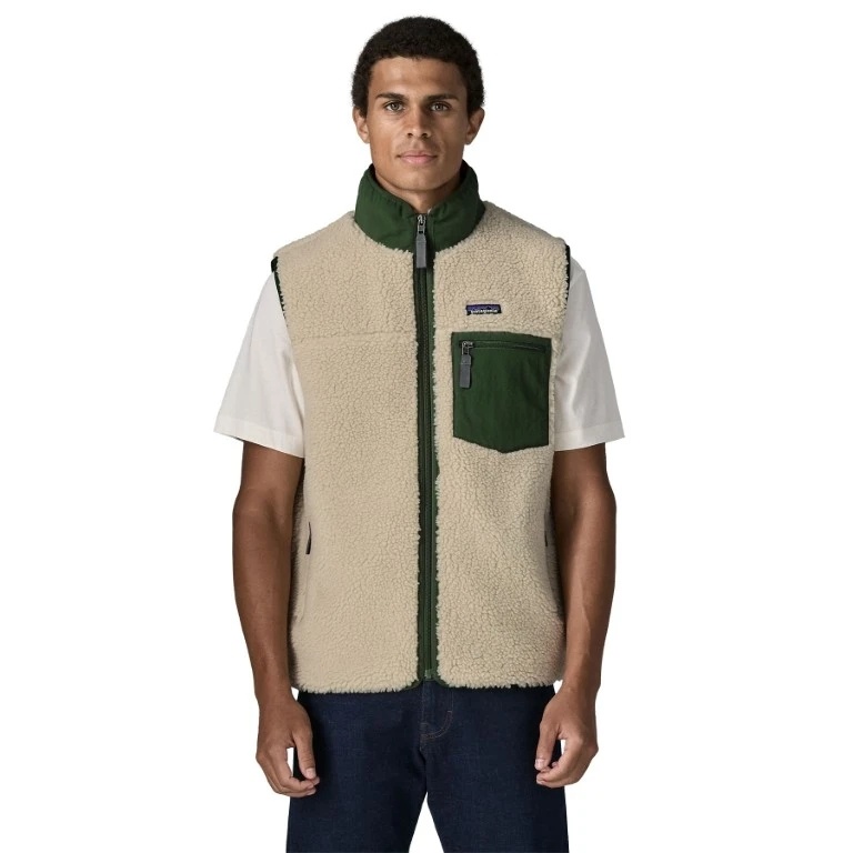 Patagonia M's Classic Retro-X Vest - Dark Natural/Treeline Green