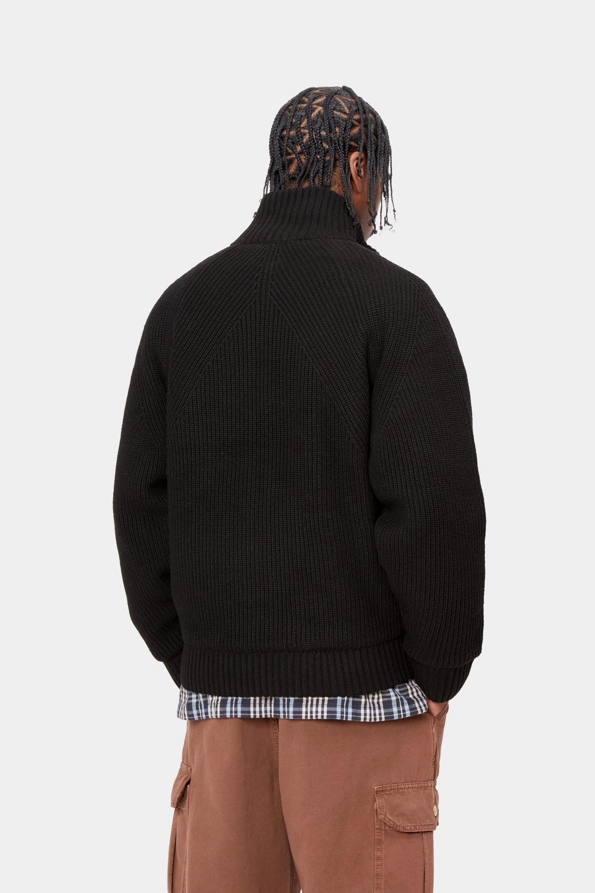 Carhartt WIP Banley Sweater Jacket - Black