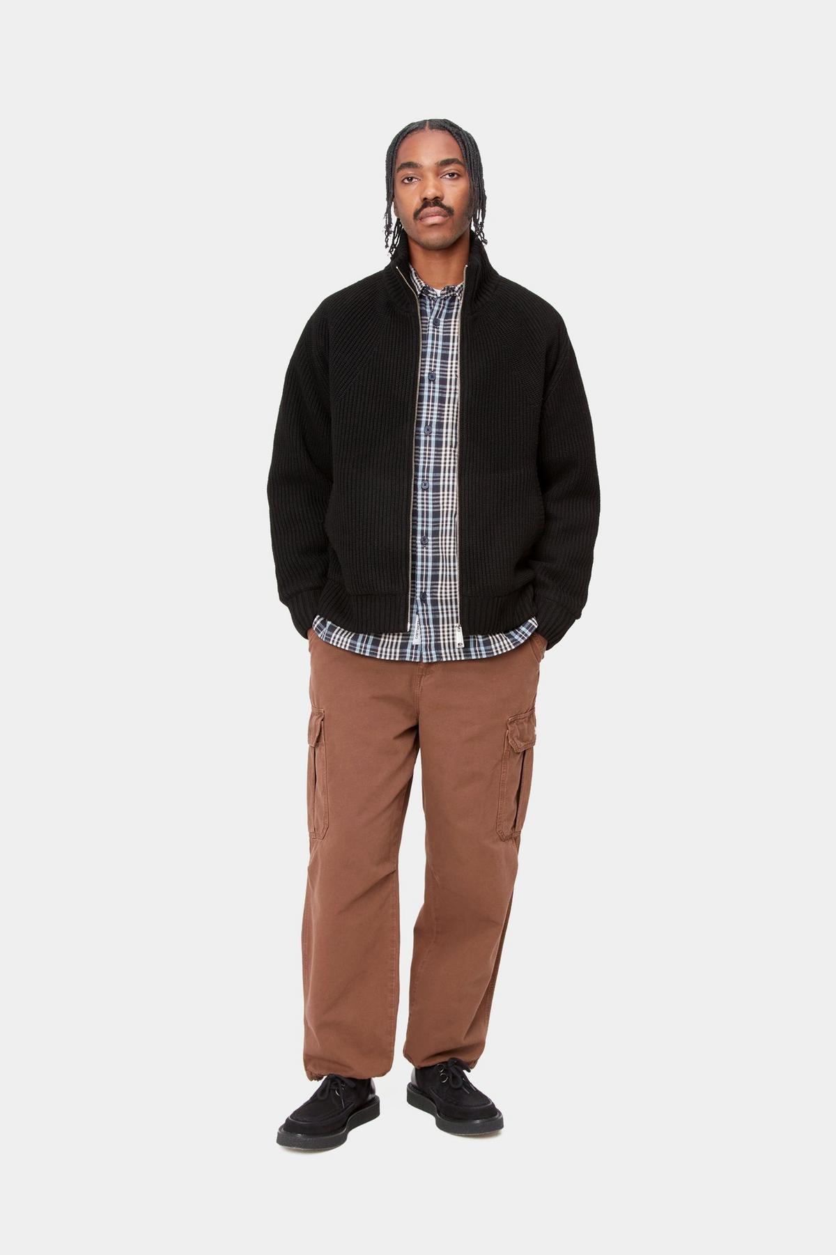 Carhartt WIP Banley Sweater Jacket - Black