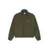 Leisure Training Jacket - Dark Olive Plaid