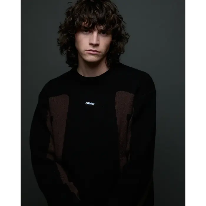 Obey Brann Sweater - Black Multi