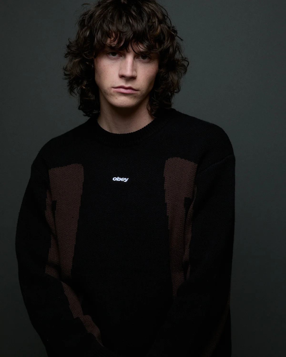 Obey Brann Sweater - Black Multi