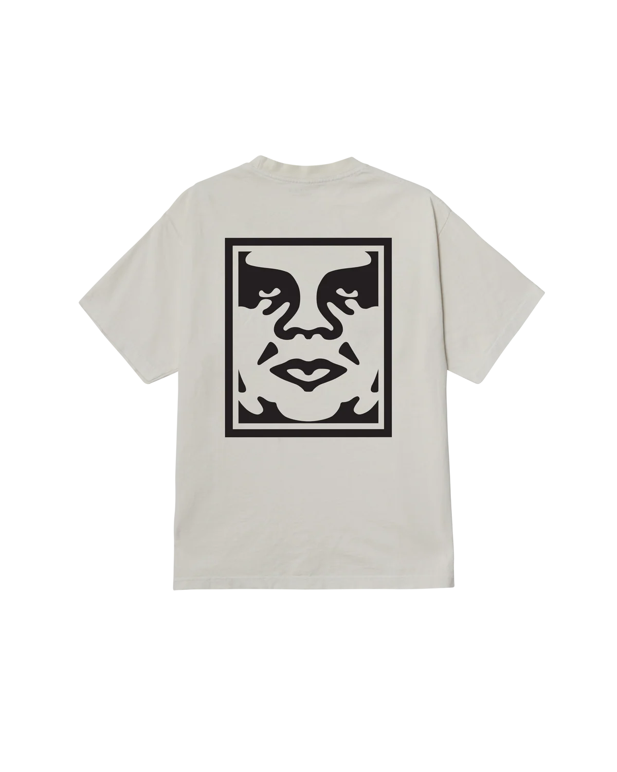 Obey Bold Icon Face T-Shirt - Pigment Chalk White