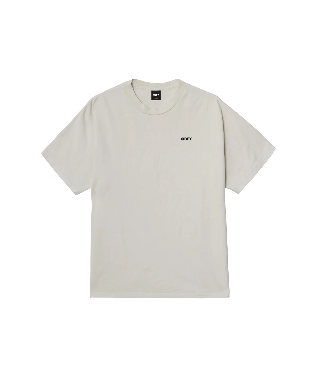 Obey Bold Icon Face T-Shirt - Pigment Chalk White