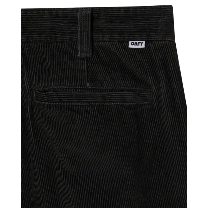 Obey Dean Faded Wash Cord Pant - Moonless Night Faded Wash