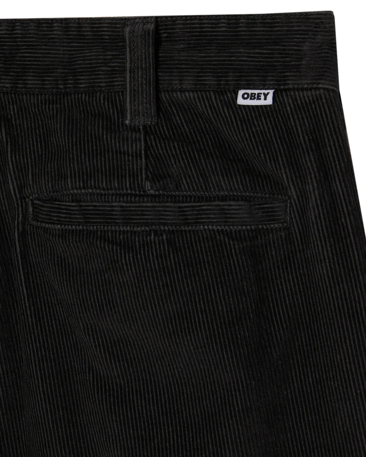 Obey Dean Faded Wash Cord Pant - Moonless Night Faded Wash